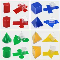 Montessori Geometry Model Math Toys 3D Transparent Detachable Teaching Experiment Geometric Model Educational Toys For Children 2
