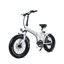 Е-велосипед smart 48V E-велосипеда складной 500 Вт мотоцикл 20 дюймов портативный с изображением заснеженной горы для е-байка