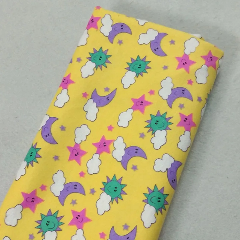 Фланелевая ткань с цветочным принтом 100% хлопок 50x105 см|flannel fabric|cotton flannel fabricdesigner