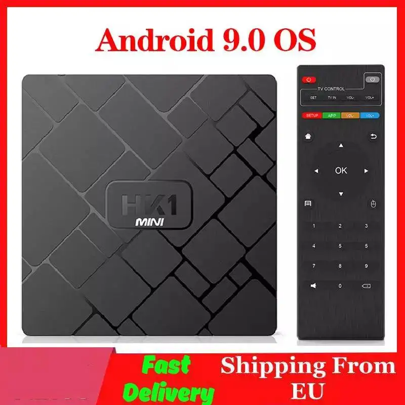 4K Smart TV BOX Android 9 0 HK1 мини медиаплеер Rockchip RK3229 четырехъядерный 2 Гб 16 H.265 Sep Top Box HK1MINI