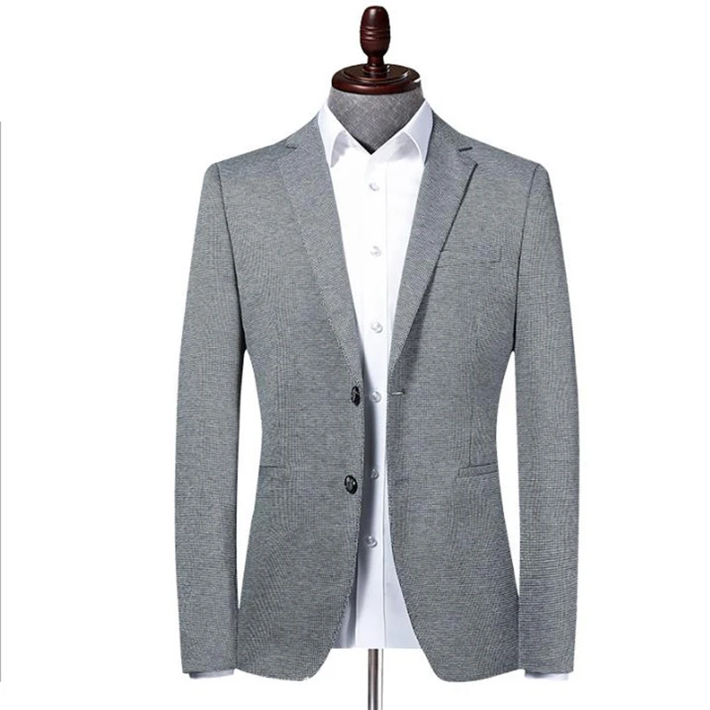 

Spring/summer 2020 new men's suit high-end blazer European and American version of slim small suit British men's sports jacket
