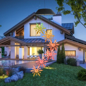 

Snowflake Design LED Solar Wind Chimes Light Classic Texture Delicate Design Creative Home Outdoor Windbell Lamp