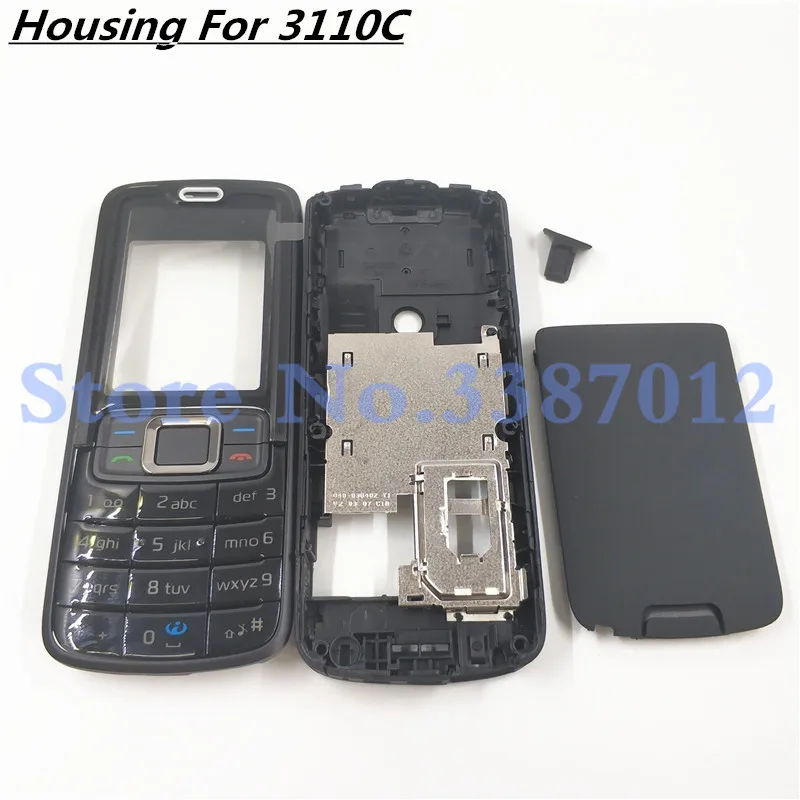

Original Battery Back Cover Housing For Nokia 3110 3110C Housing Cover Door Frame + Battery Back cover+Keypad