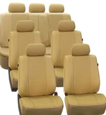 

Foreign Trade Universal Car Seat Cover Cross Border for 7 Van Truck Export Artificial Leather PU Top Grade