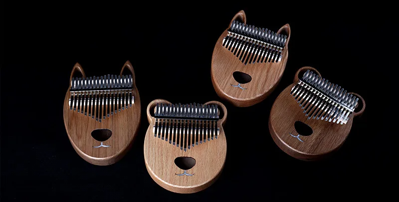 17 Key Kalimba Африканский «пианино для больших пальцев» пальчиковая перкуссионная клавиатура музыкальные инструменты дети Marimba дерево Kalimba