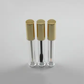

10/50pcs 6ml Gold Lip gloss Tubes DIY Empty Cosmetic Container Refillable Bottles Liquid Lipstick Storage Bottle