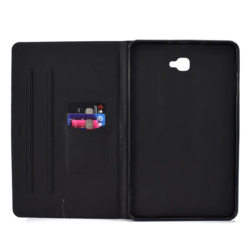 Wekays чехол для samsung Tab A6 10,1 T580 Мультфильм кожаный чехол для samsung Galaxy Tab A 6 10,1 T585 T580 чехлы
