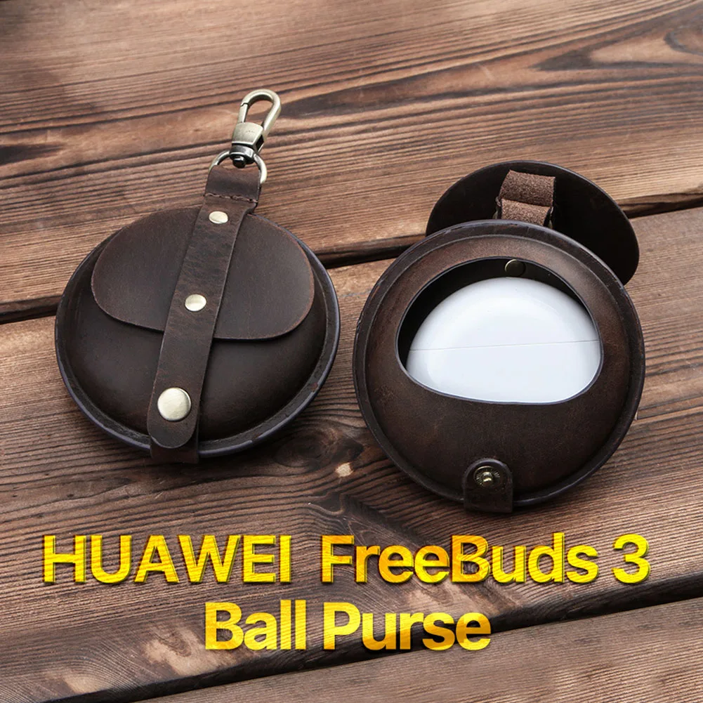 Карман для путешествий Bluetooth чехол для наушников USB кабель для хранения монет кошелек Портативный искусственная кожа для huawei Freebuds3