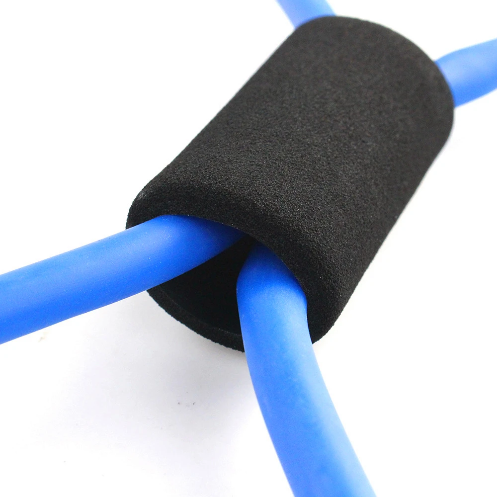 Yoga Resistance Exercise Bands Gym Fitness Equipment Pull Rope 8 Word Chest Expander Elastic Muscle Training Tubing Tension Rope