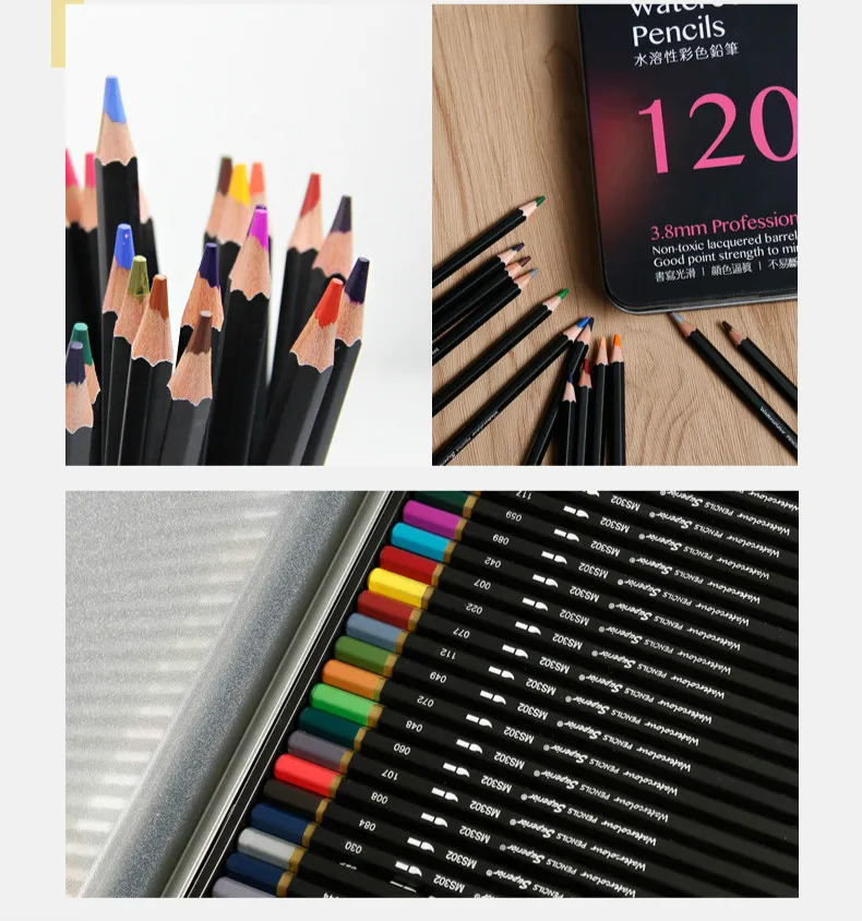 Lapis 48 72 120 Profissional Conjunto Prismacolor Lápis para Desenho Crianças Lápis de Cor Aquarela Arte Lápis de Cor 8 Lapis 48 72 120 profissional conjunto prismacolor