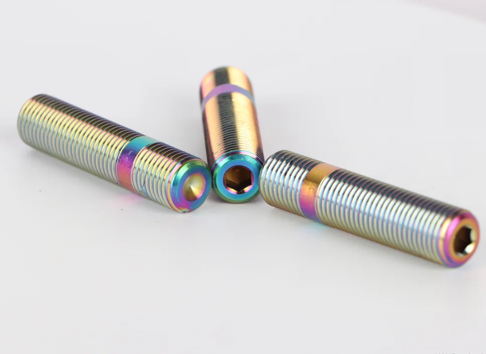 20 шт. 60mm70mm75mmGR5 титановый сплав кованые колеса модифицированный обратный болт 14*1.5to14*1,5