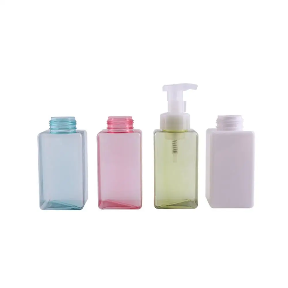4Pcs 250/450ml Portable Travel Mousse Foaming Shampoo Gel Empty Storage