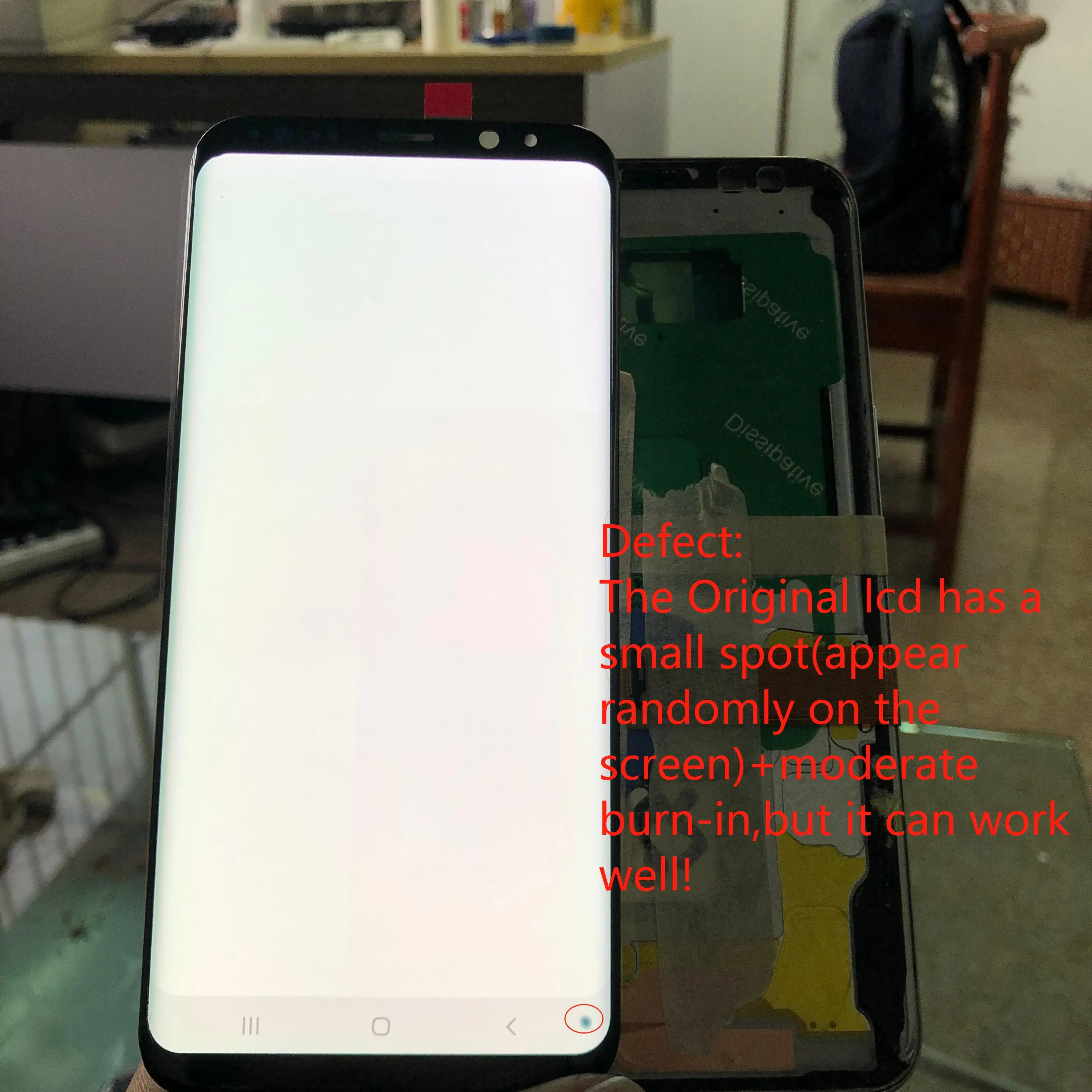 Оригинальный AMOLED ЖК дисплей для Samsung Galaxy S8 + PLUS G955A G955U G955F G955V сенсорный экран в