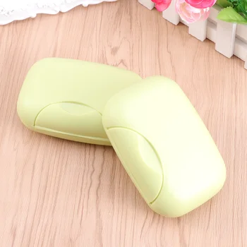 

Creative Portable Soap Dish Box Soap Holder Container Traveling Sealed Soap Case Size L (Blue)