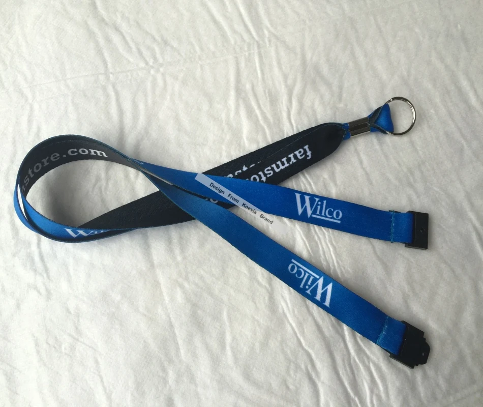 

Safety Lanyard Custom 10MM Width Print Both Side Cheap ID holder Neck Lanyards Logo Text Accept Print Lanyards