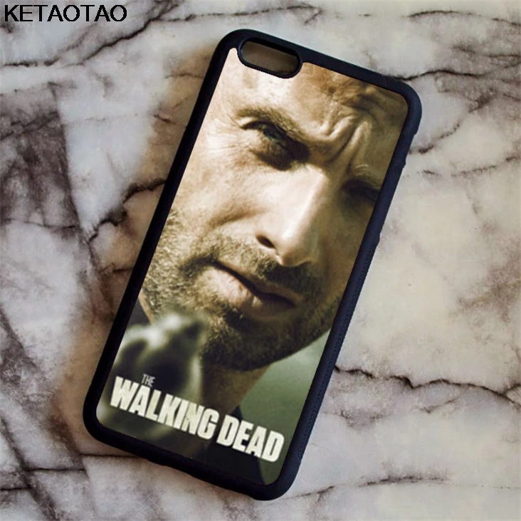 Серый Чехол KETAOTAO Nuovo The Walking Dead для samsung galaxy S4 S5 S6 S7 S8 S9 S10 edge Note из мягкого ТПУ резины и силикона - Цвет: Серый