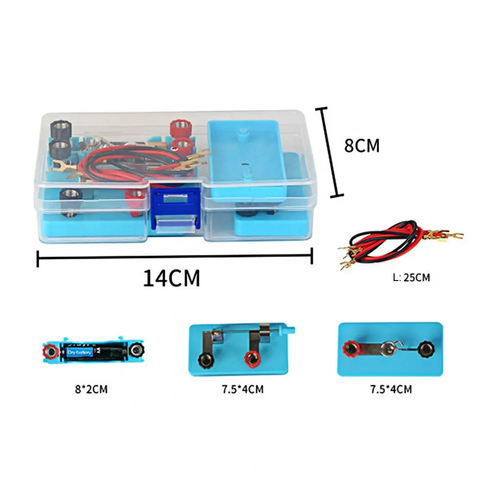 Kids Basic Circuit Electricity Learning Kit Physics Educational Toys For Children STEM Experiment Teaching Hands-on Ability Toy