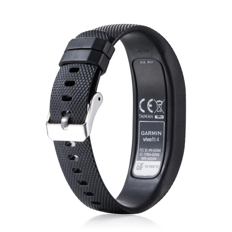 Для Garmin Vivofit 4 Замена для умных часов Силиконовый ремешок для часов S L
