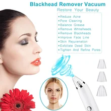Уход за кожей прозрачное Очищение лица косметический инструмент черный очиститель головы ABS белый Удаление угрей оборудование Blackhead быстрая