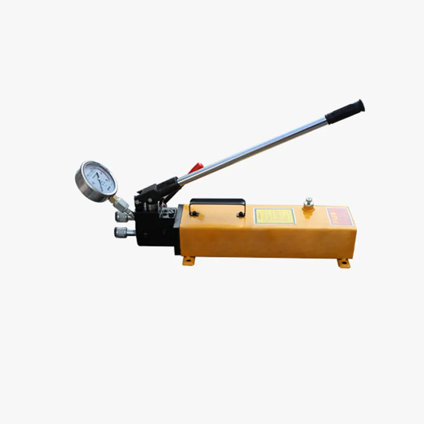 

SYB-2S High Pressure Hydraulic Pump Portable Manual hydraulic Pump With Pressure Gauge Hand Operated Pump Clamp Crimping Tools