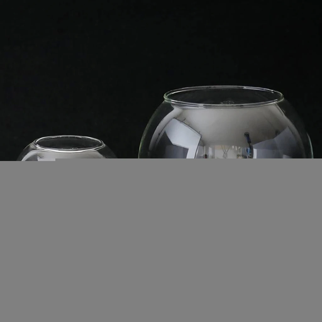 Glass Ball Vase Mini Aquarium Fish Tank Succulent Flower Pot Hydroponic Pot