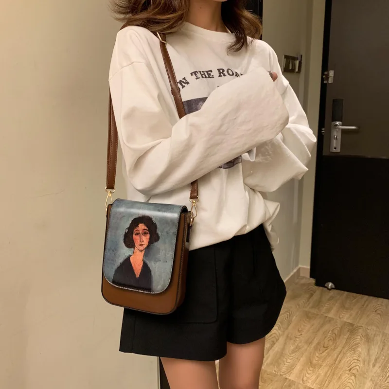 

High Grade Sense Bag Women's 2019 New Style Spring Figure Square Sling Bag Western Style Versatile Shoulder Online Celebrity Sma
