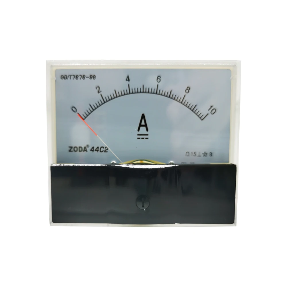 1 шт. 44C2 A 1A 1.5A 2A 3A 5A 10A DC прямой аналоговый измеритель Амперметр Указатель