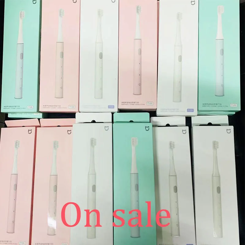 [Новейшая версия] Оригинальная Xiaomi mi jia T100 mi умная электрическая зубная щетка 46 г 2 скорости Xiao mi Sonic зубная щетка отбеливание Уход за полостью рта|Смарт-гаджеты|   | АлиЭкспресс