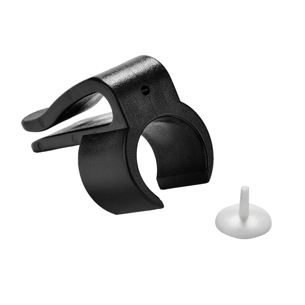 2 Pieces Golf Club Bag Clip on Putter Clamp Putting Organizer with Ball Marker