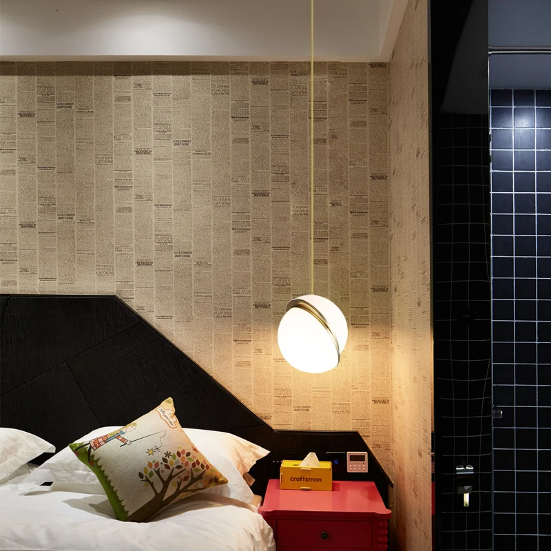 Современная Гостиная Столовая полусфера искусство люстра кафе спальня