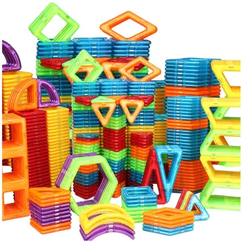 

Medium Size 96 PCS Magnetic Blocks Colorful Magnet Building Blocks Educational Magnetics Sets Learning Toys For Kids Children