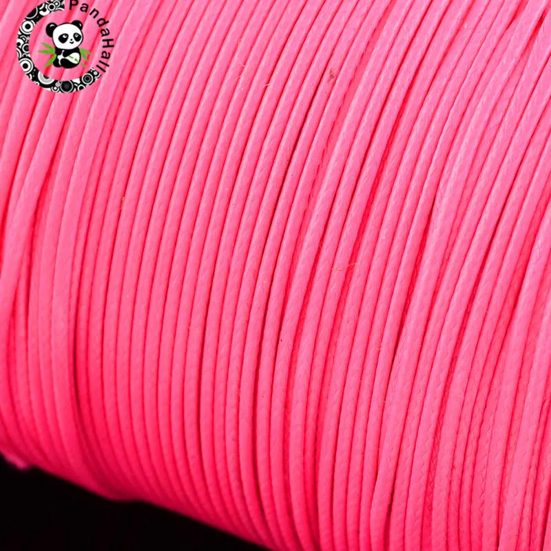 Pandahall 1 рулон 0,5 мм корейский вощеный полиэфирный шнур для изготовления нанизывающих материалов 38 цветов