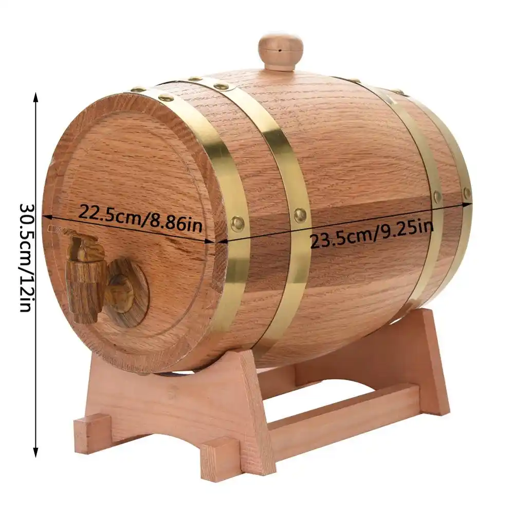 1 5l 3l Oak Barrel Brewing Keg Oak Barrel Brewing Decorative Wine