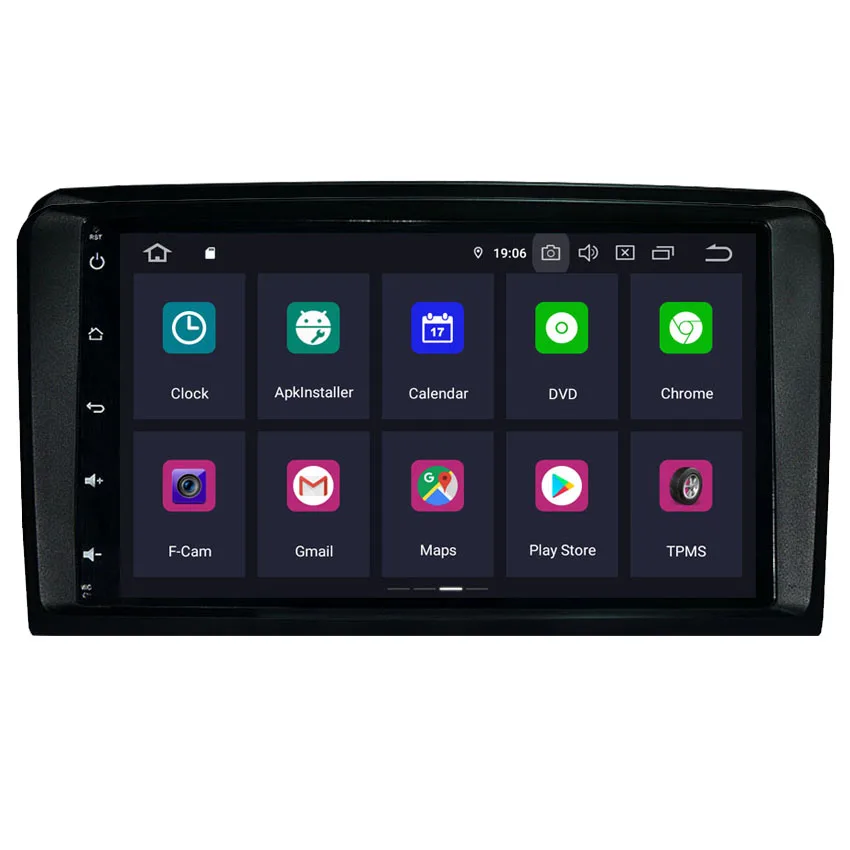 Discount KANOR 1024*600 IPS Android 9.0 2 Din Car Autoradio For Mercedes Benz W164 ML350 ML450 ML500 ML430 X164 GL320 3