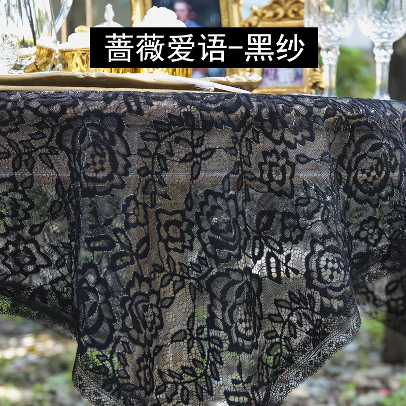 Handmade Crochet Cotton Tablecloth Rustic Garden Tea Table Cloth Home Textile Sofa Cover Table Mat Lace Tablecloth Table Cover - Color: Purple