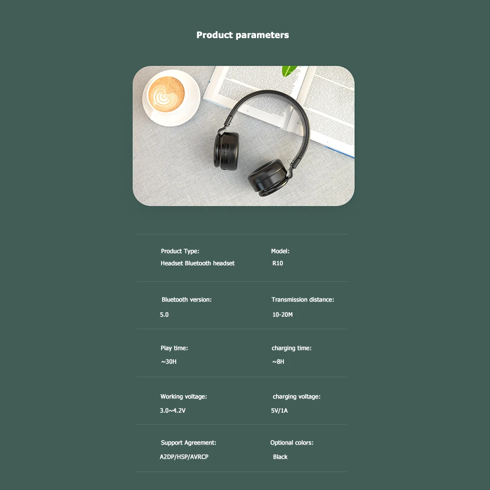Foldable Bluetooth Headphone Wired Wireless Over Ear Headset with Microphones Wired Earphone HiFi Headphones