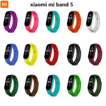 

Xiaomi Mi Band 5 Wristbands Color Touch Screen Smart Bracelet Fitness Tracker Heart Rate Monitor Miband5
