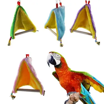 

Winter Warm Bird Nest Bed Hut House Perch for Parrot Parakeet Cage Swing Toy