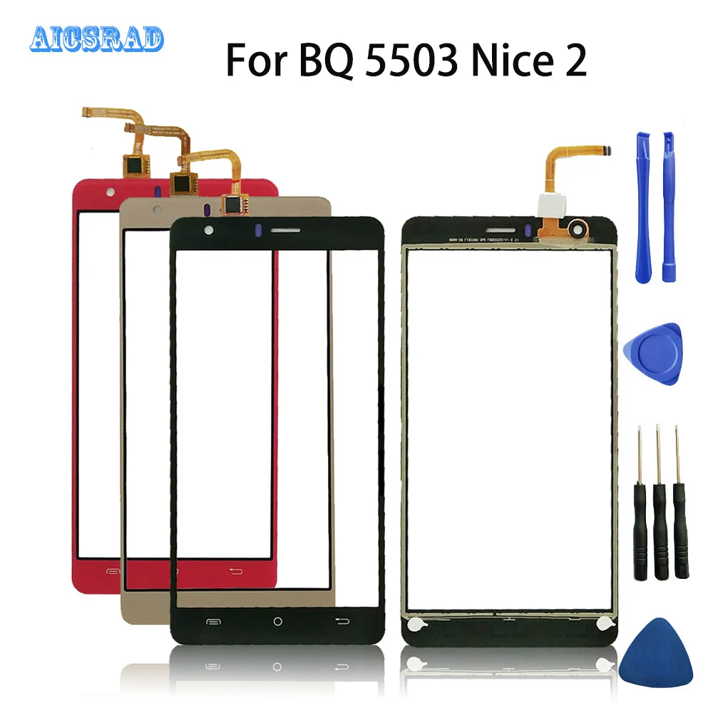 AICSRAD 100% оригинал для BQ Mobile 5503 bq5503 хороший 2 сенсорный экран Объектив сенсор 5