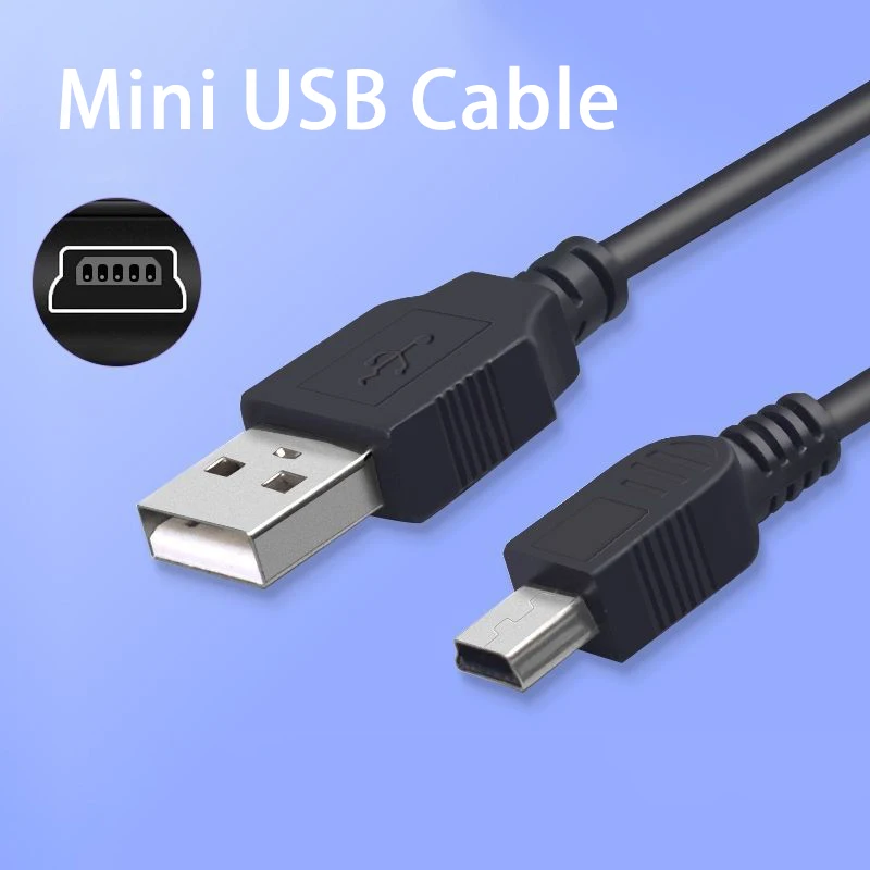 Mini USB Cable To USB Fast Data Charger Cable Mobile Phone Accessories