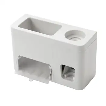 

FanTe Automatic Toothpaste Dispenser Holder Family Set Wall Mounted Tooth Brush Holder Rack Squeezer Bathroom Accessories Sets