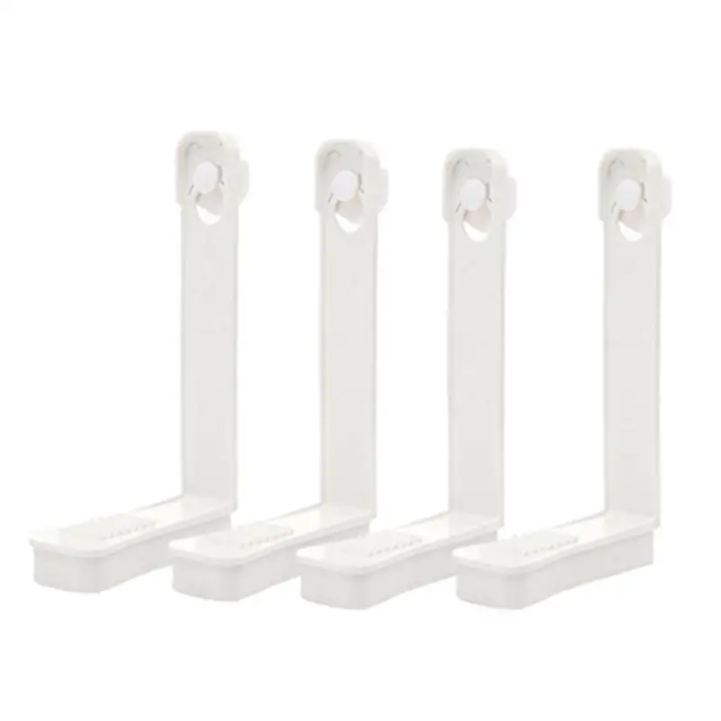 White-4Pcs Эластичные зажимы для простыни, прочные противоскользящие фиксаторы для фиксации полос, бытовые постельные принадлежности, безопасные для покрывал матраса - Цвет: White-4Pcs