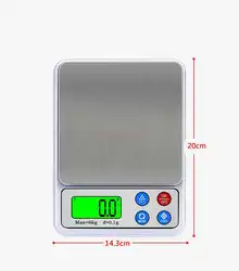 Cozinha de alta precisão eletrônica pesando precisão cozimento doméstico pequena escala 0.01g alimentos pesando grama escala pequena