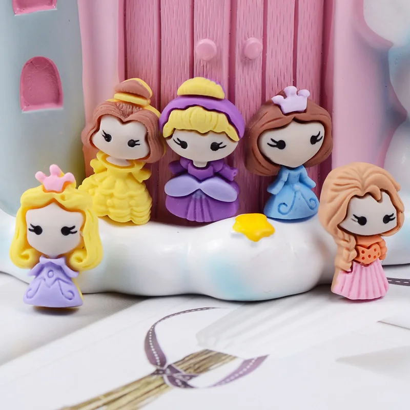 Маленькое очарование принцессы для слизи Diy полимерный наполнитель дополнение клейкие аксессуары игрушки Lizun порошок моделирование комплект глины для детей