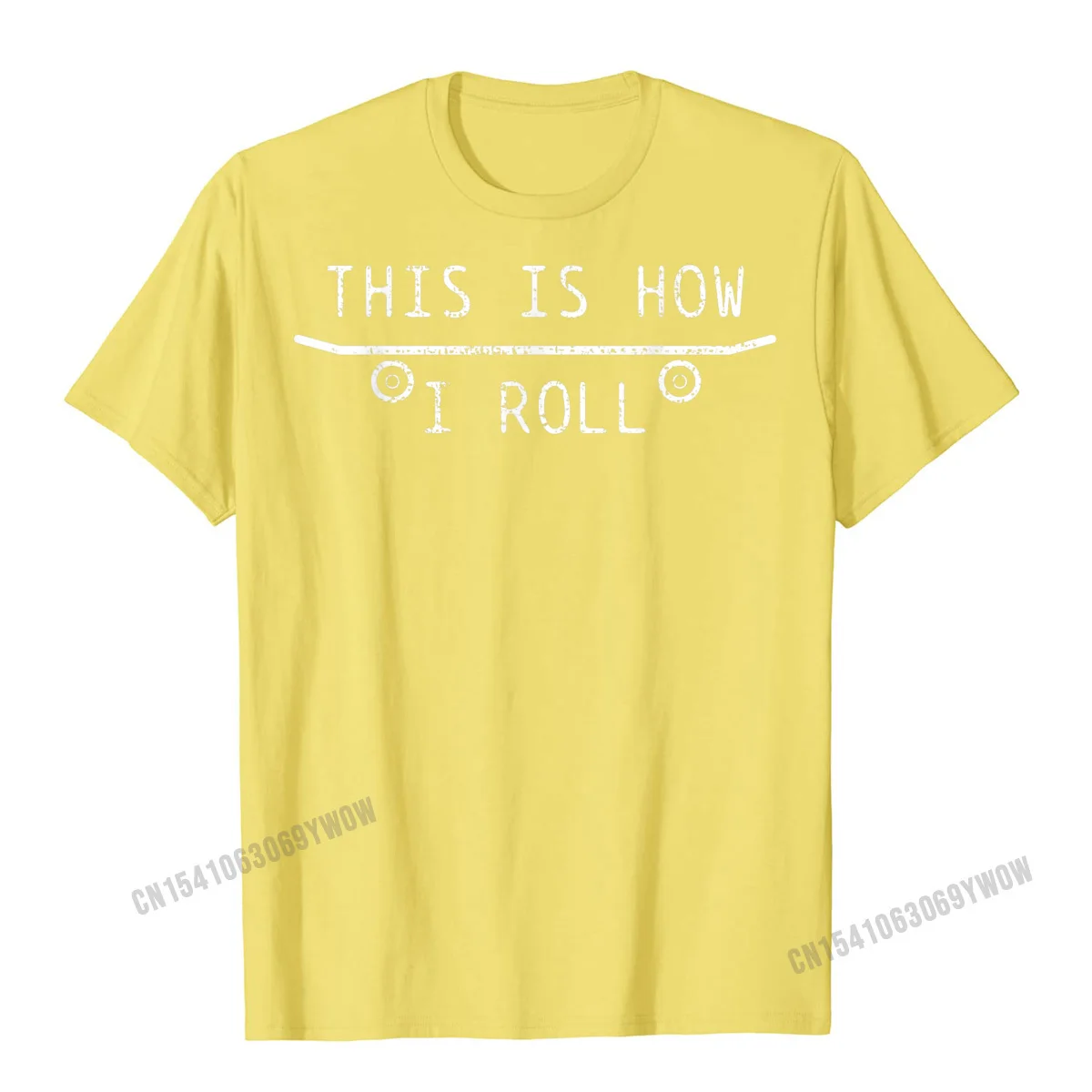 Tops Shirt T-shirts Skateboard Skateboarder Gift Funny T-Shirt__899 Father Day Cotton Crew Neck Men's T Shirts Funny Designer Skateboard Skateboarder Gift Funny T-Shirt__899 yellow