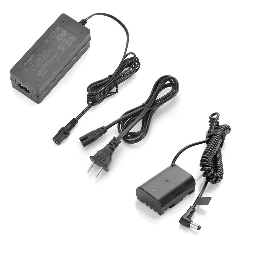 KingMa DMW-BLF19E BLF19 Dummy Battery with AC Power Supply Adapter For Panasonic Lumix DMC-GH5 GH5S GH4 GH5 GH3 Camera | Электроника