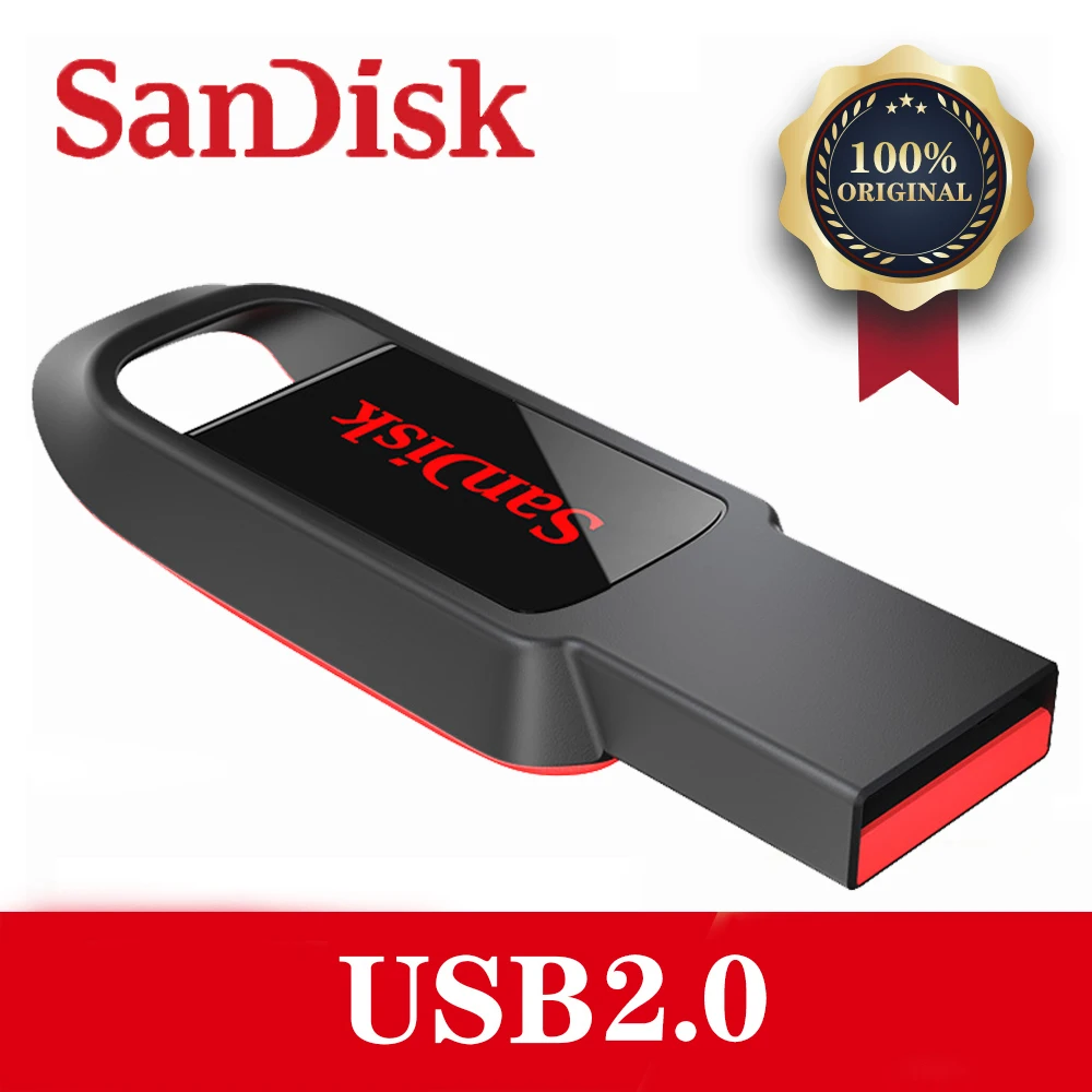 SanDisk USB флеш-накопитель Cle USB 64 ГБ 32 ГБ 16 ГБ 128 ГБ флеш-накопитель 128 64 32 16 ГБ флеш-накопитель водонепроницаемый диск Память память USB флешка