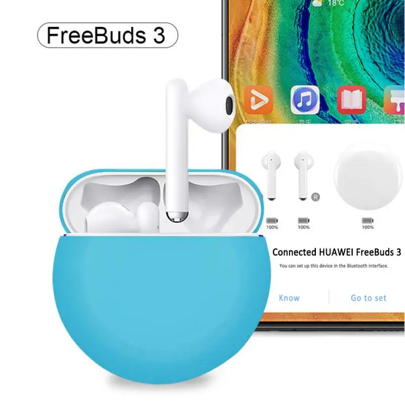 Для huawei Freebuds 3 Bluetooth гарнитура Силиконовый чехол Чехол Набор Защитный чехол для huawei Freebuds3 Bluetooth чехол для наушников