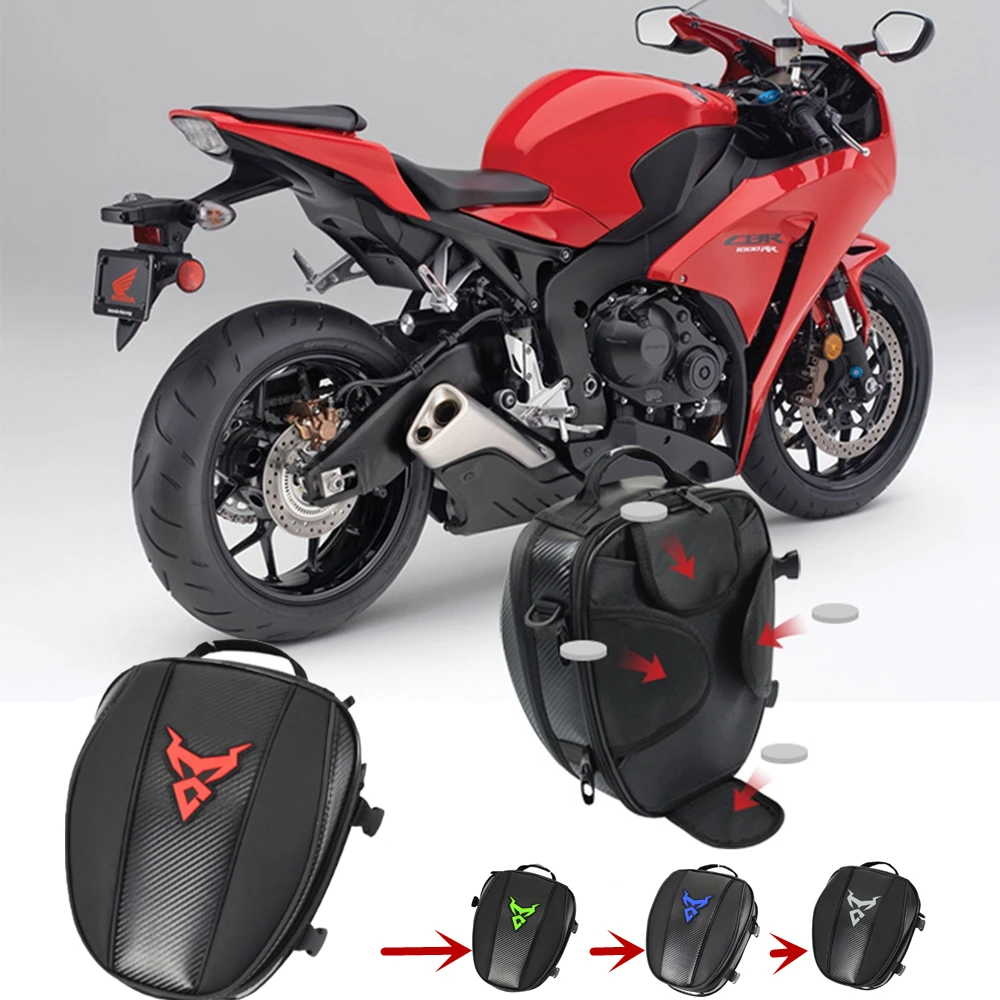 

New Motorcycle Tail Bag Multifunctional Durable Rear Motorcycle Seat Bag High Capacity Motorcycle Rider Backpack Waterproof