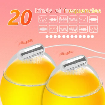 20 Modes Nipple Stimulation Licking Vibrator Breast Enlargement Masturbator Nipple Chest Massage Sex Toys for Women 4